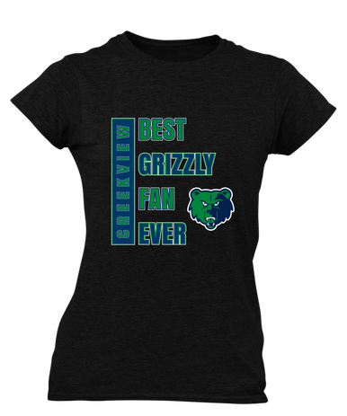 Creekview Grizzlies Best Grizzly Fan Women's SS T-Shirt