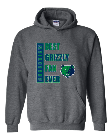 Creekview Grizzlies Best Grizzly Fan Men's Hoodie