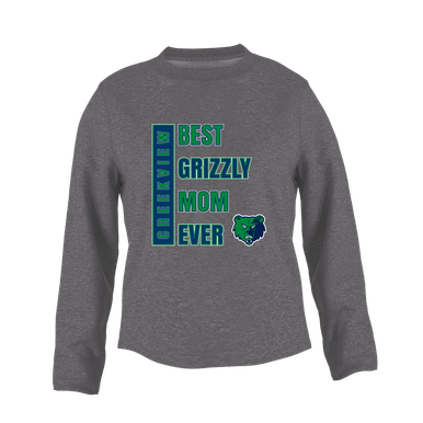 Creekview Grizzlies Best Grizzly Mom Women's Sweatshirt