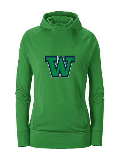 Woodinville Falcons W Script Mascot #1 Women's Hoodie