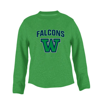 Woodinville Falcons W Script Mascot #6 Women's Sweatshirt