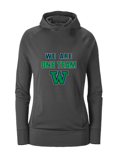 Woodinville Falcons W Script We Are One Team Women's Hoodie