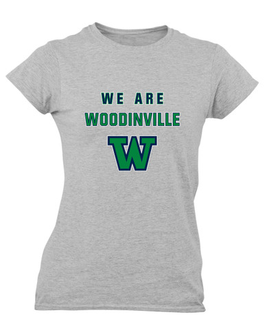Woodinville Falcons W Script We Are Women's Premium SS T-Shirt