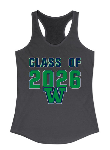 Woodinville Falcons W Script Class of 2026 Women's Tank Top