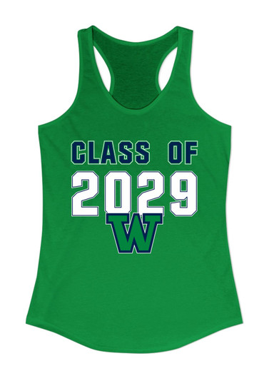 Woodinville Falcons W Script Class of 2029 Women's Tank Top