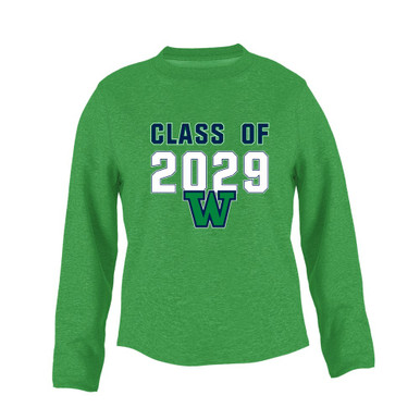 Woodinville Falcons W Script Class of 2029 Women's Sweatshirt