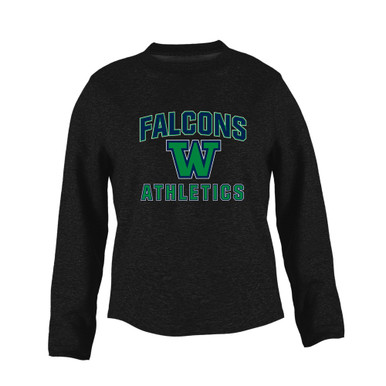 Woodinville Falcons W Script Athletics Women's Sweatshirt
