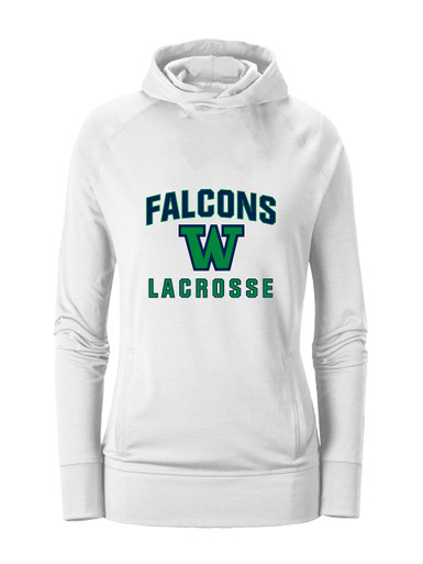 Woodinville Falcons W Script Lacrosse Women's Hoodie