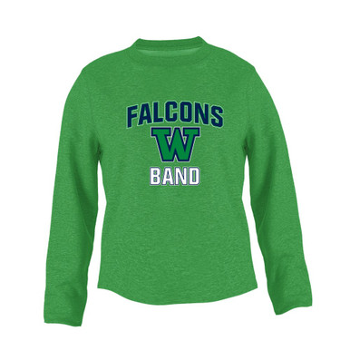 Woodinville Falcons W Script Band # 1 Women's Sweatshirt