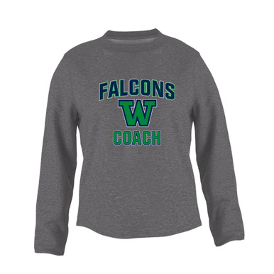 Woodinville Falcons W Script Coach Women's Sweatshirt