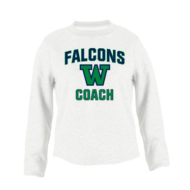Woodinville Falcons W Script Coach Men's Sweatshirt