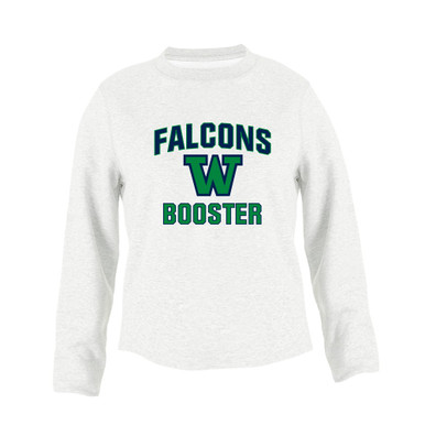 Woodinville Falcons W Script Booster Women's Sweatshirt