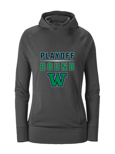 Woodinville Falcons W Script Playoff Bound Women's Hoodie