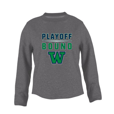 Woodinville Falcons W Script Playoff Bound Women's Sweatshirt