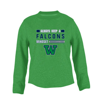 Woodinville Falcons W Script Mindset Women's Sweatshirt
