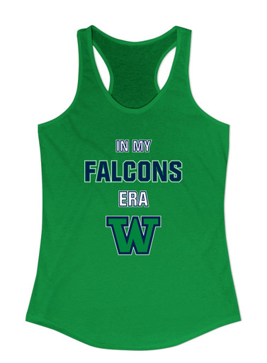 Woodinville Falcons W Script Era #1 Women's Tank Top