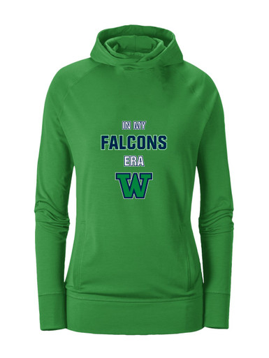 Woodinville Falcons W Script Era #1 Women's Hoodie