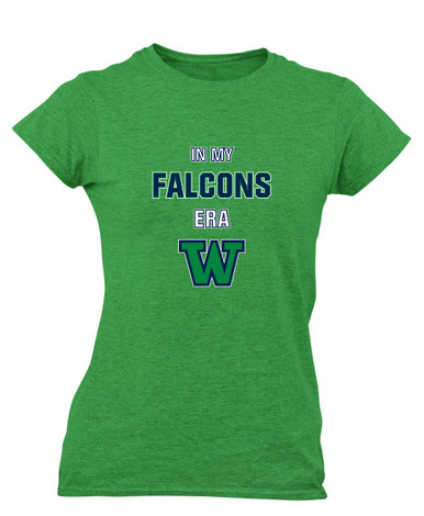 Woodinville Falcons W Script Era #1 Women's SS T-Shirt