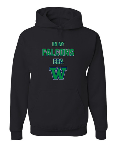 Woodinville Falcons W Script Era #1 Men's Premium Hoodie