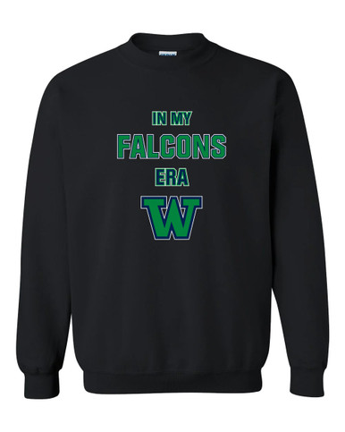Woodinville Falcons W Script Era #1 Men's Sweatshirt