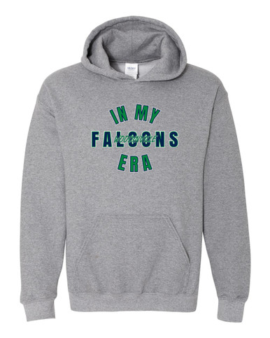 Woodinville Falcons W Script Era #3 Men's Hoodie