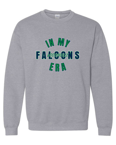 Woodinville Falcons W Script Era #3 Men's Sweatshirt