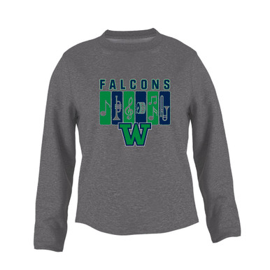 Woodinville Falcons W Script Band # 2 Women's Sweatshirt