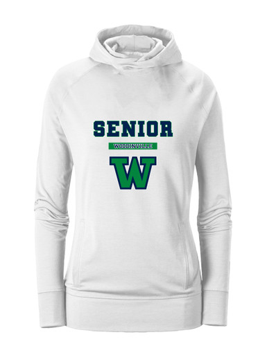 Woodinville Falcons W Script Senior #2 Women's Hoodie
