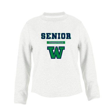 Woodinville Falcons W Script Senior #2 Women's Sweatshirt