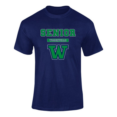 Woodinville Falcons W Script Senior #2 Men's Premium SS T-Shirt