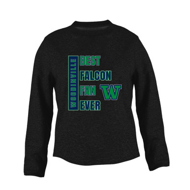 Woodinville Falcons W Script Best Falcon Fan Women's Sweatshirt
