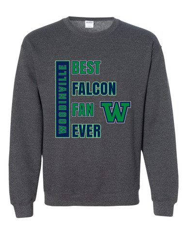 Woodinville Falcons W Script Best Falcon Fan Men's Sweatshirt