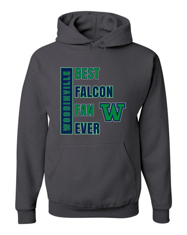 Woodinville Falcons W Script Best Falcon Fan Men's Premium Hoodie