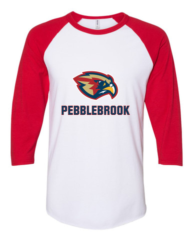 Pebblebrook Falcons Mascot #2 Women's Baseball T-Shirt