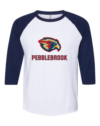 Pebblebrook Falcons Mascot #2 Men's Baseball T-Shirt