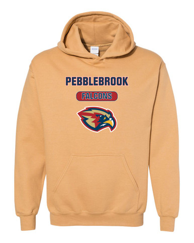 Pebblebrook Falcons Mascot #3 Men's Hoodie