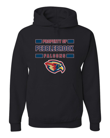 Pebblebrook Falcons Property Of Men's Premium Hoodie