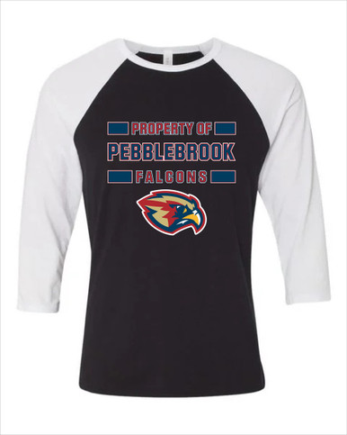 Pebblebrook Falcons Property Of Men's Baseball T-Shirt