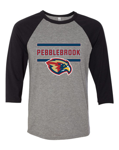 Pebblebrook Falcons Mascot #4 Women's Baseball T-Shirt