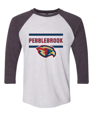Pebblebrook Falcons Mascot #4 Men's Baseball T-Shirt
