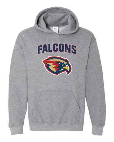Pebblebrook Falcons Mascot #6 Men's Hoodie