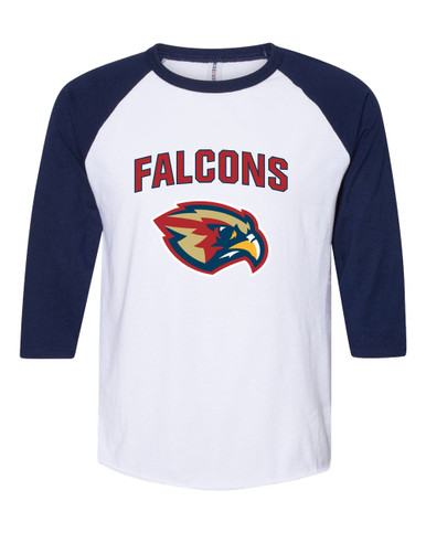 Pebblebrook Falcons Mascot #6 Women's Baseball T-Shirt