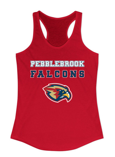 Pebblebrook Falcons Spirit Women's Tank Top