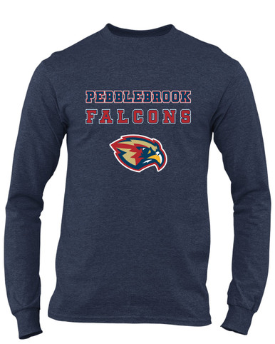 Pebblebrook Falcons Spirit Men's LS T-Shirt