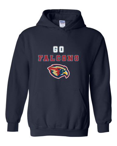 Pebblebrook Falcons Go Team Men's Hoodie