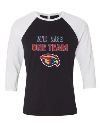 Pebblebrook Falcons We Are One Team Men's Baseball T-Shirt