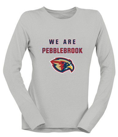Pebblebrook Falcons We Are Women's Premium LS T-Shirt
