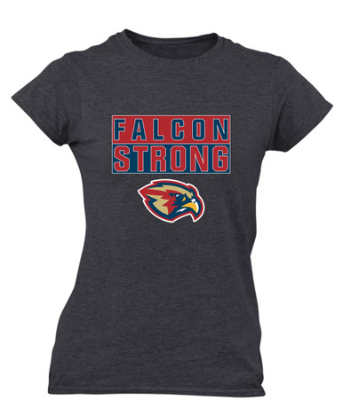 Pebblebrook Falcons Strong #1 Women's Premium SS T-Shirt