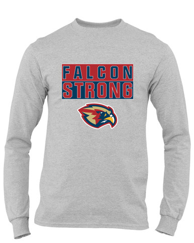 Pebblebrook Falcons Strong #1 Men's LS T-Shirt