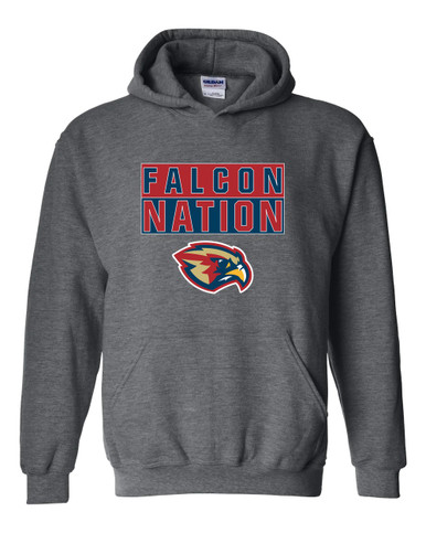 Pebblebrook Falcons Nation #1 Men's Hoodie